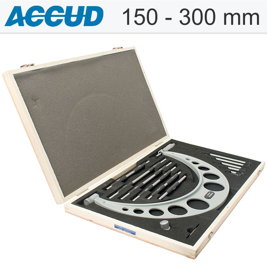 accud-outside-micrometer-150-300mm-0.004mm-acc.-0.01mm-grad.-with-interch.-a-ac325-012-01-3