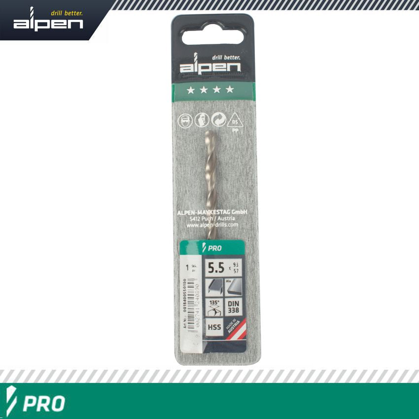 alpen-alpen-pro-hss-5.5mm-drill-din-338-rn-135-split-point-plastic-wallet--(-alp1840055-3