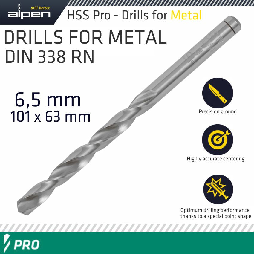 alpen-alpen-pro-hss-6.5mm-drill-din-338-rn-135-split-point-plastic-wallet-alp1840065-2