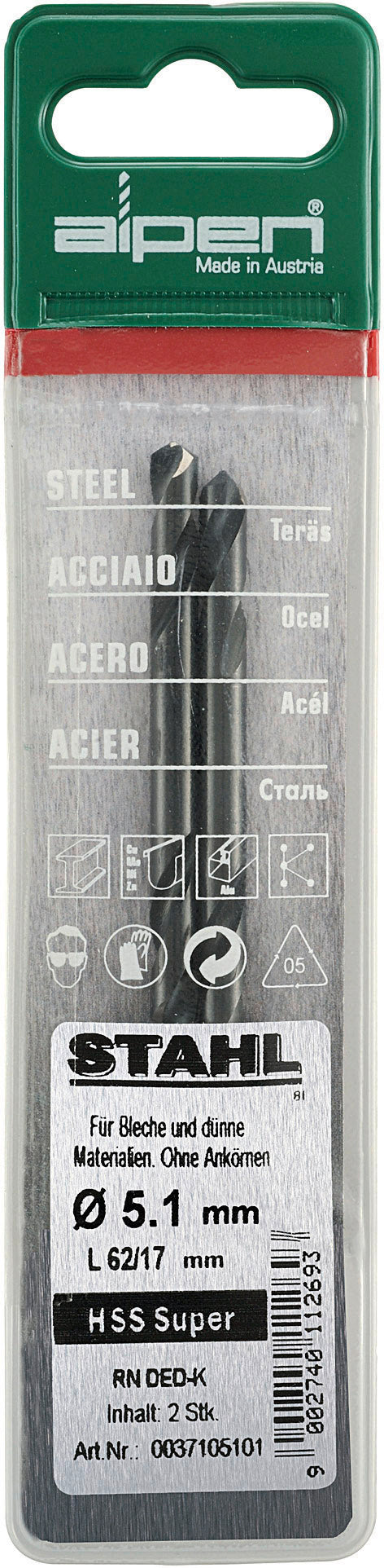 alpen-hss-super-drill-bit-double-ended-3.25mm-2/pouch-alp3710325-3