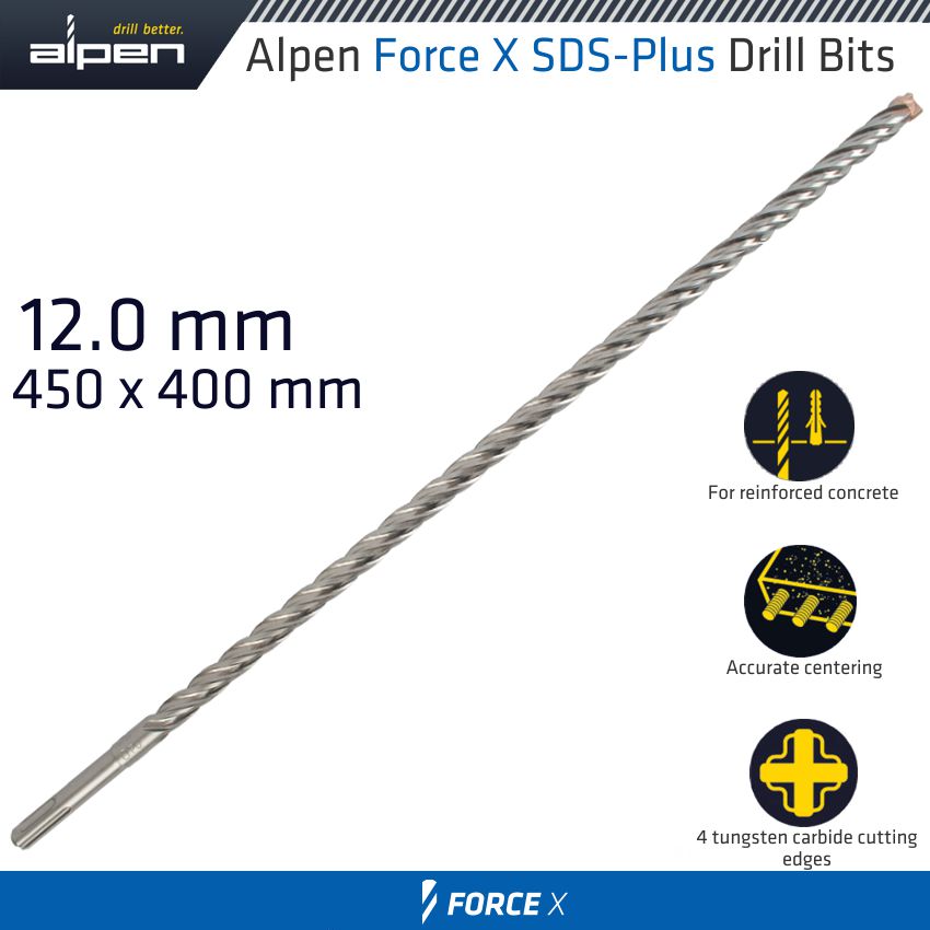 alpen-force-x-12.0-x-450/400--sds-plus-drill-bit-x4-cutting-edges-alp875012-1