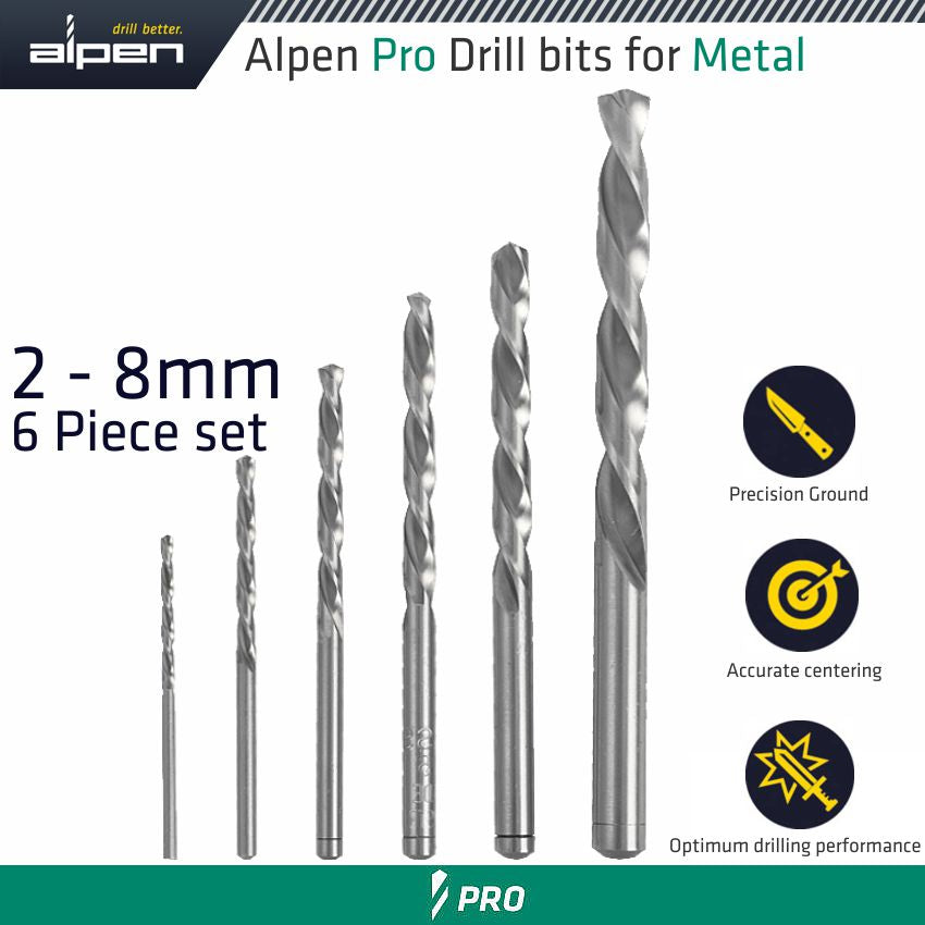 alpen-hss-pro-drill-bit-set-6-piece-2---8mm-111806100-alp-pro-tm6-3