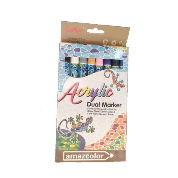 Acrylic Dual Markers 8pc