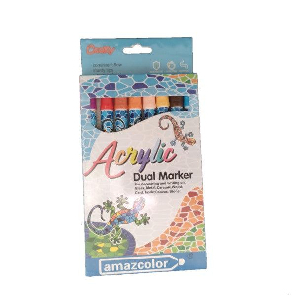 Acrylic Dual Markers 8pc