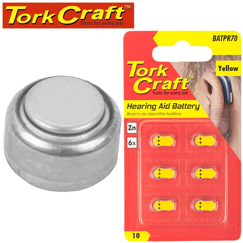 tork-craft-pr70-zinc-air--hearing-aid-battery-x6-pack-yellow-batpr70-1