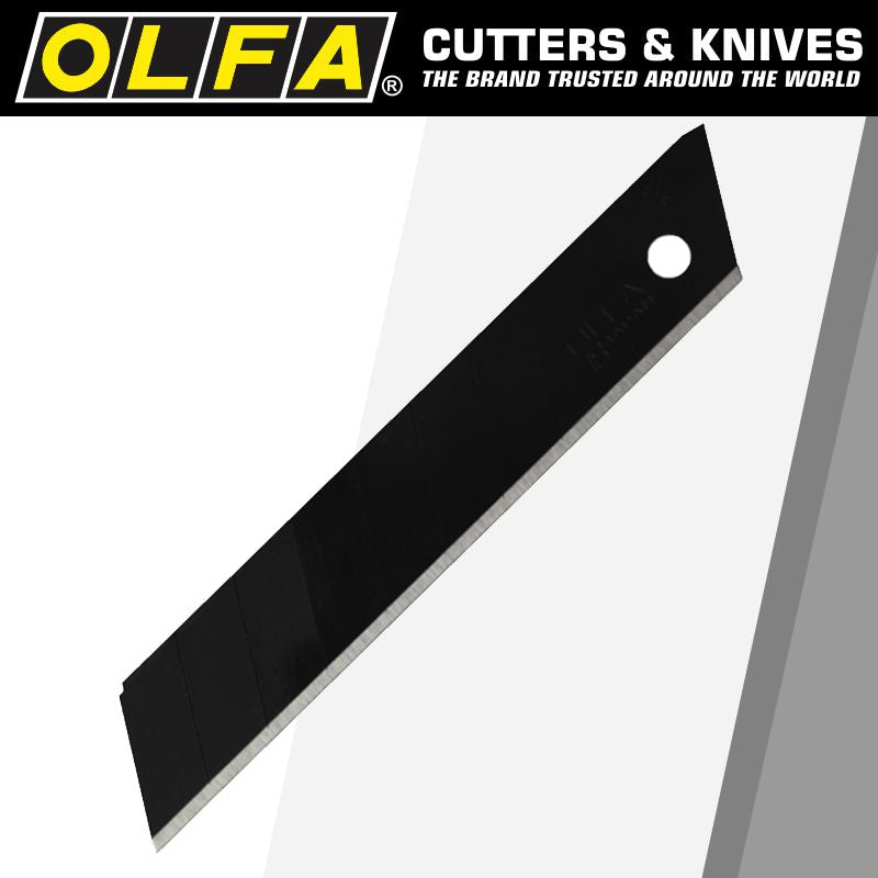 olfa-olfa-blades-excel-black-30/pk-carded-ultra-sharp-18mm-with-belt-clip-bla-lbb30b-4