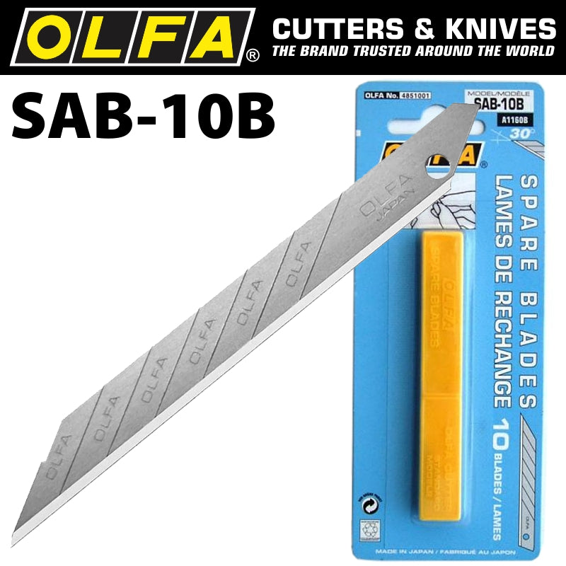 olfa-olfa-blades-for-sac1-10/pk-blister-9mm-sharper-angled-blades-bla-sab10b-1