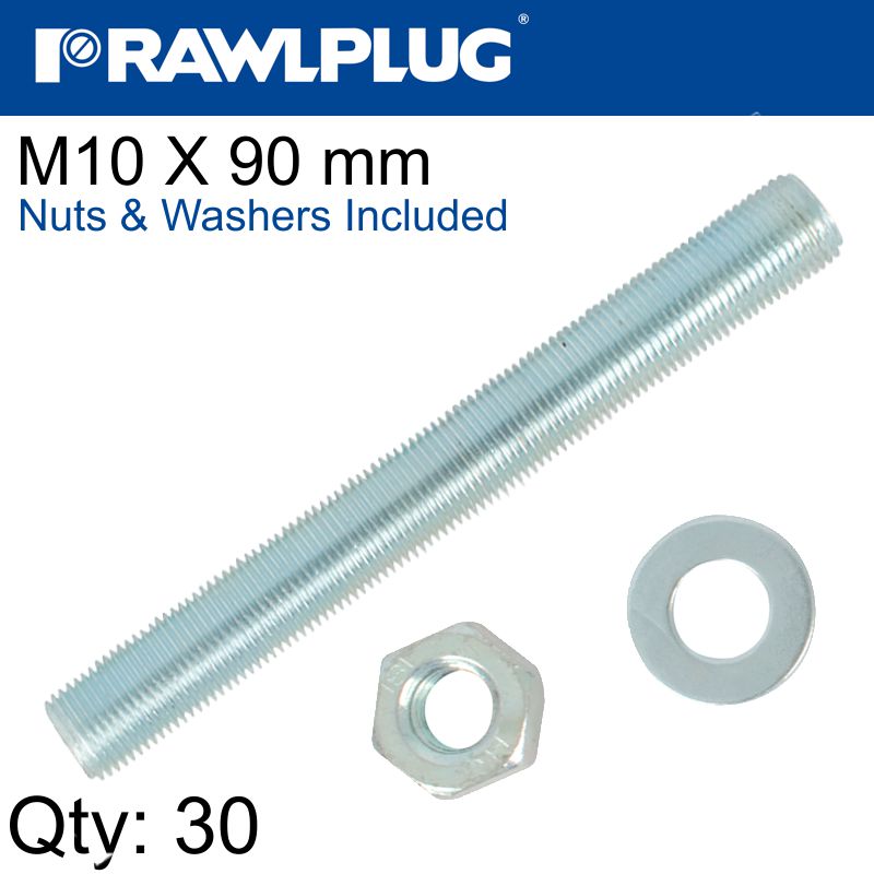 rawlplug-stud-m-10-x-90-x30-per-box-with-nuts-and-washers-chl-r-studs-10090-en8-1