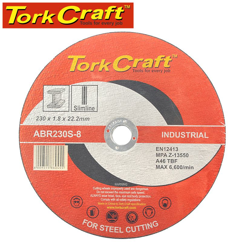 tork-craft-5+-1-cutting-disc-ind.-metal-230-x-1.8-x-22.2-mm-tin-case-combo-160-5
