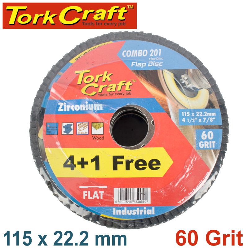 tork-craft-flap-disc-zirconium-115mm-60-grit-flat-4+1-free-combo-201-2