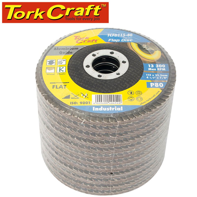 tork-craft-flap-disc-alu.-oxide-115mm-40-grit-flat-12pc-metal-tin-combo-300-5