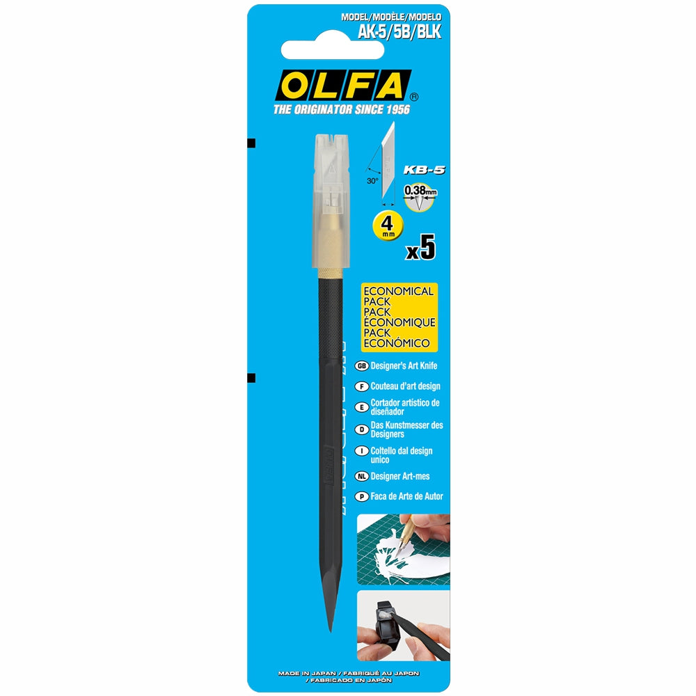 olfa-olfa-designers-art-knife-black-with-4mm-blades-ctr-ak-5-5b-blk-3