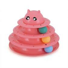 Circular Turntable Cat Toy - Assorted Colours - 4aPet