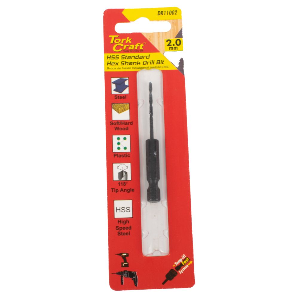 tork-craft-drill-bit-hss-standard-2.0mm-hex-shank-1/card-dr11002-1