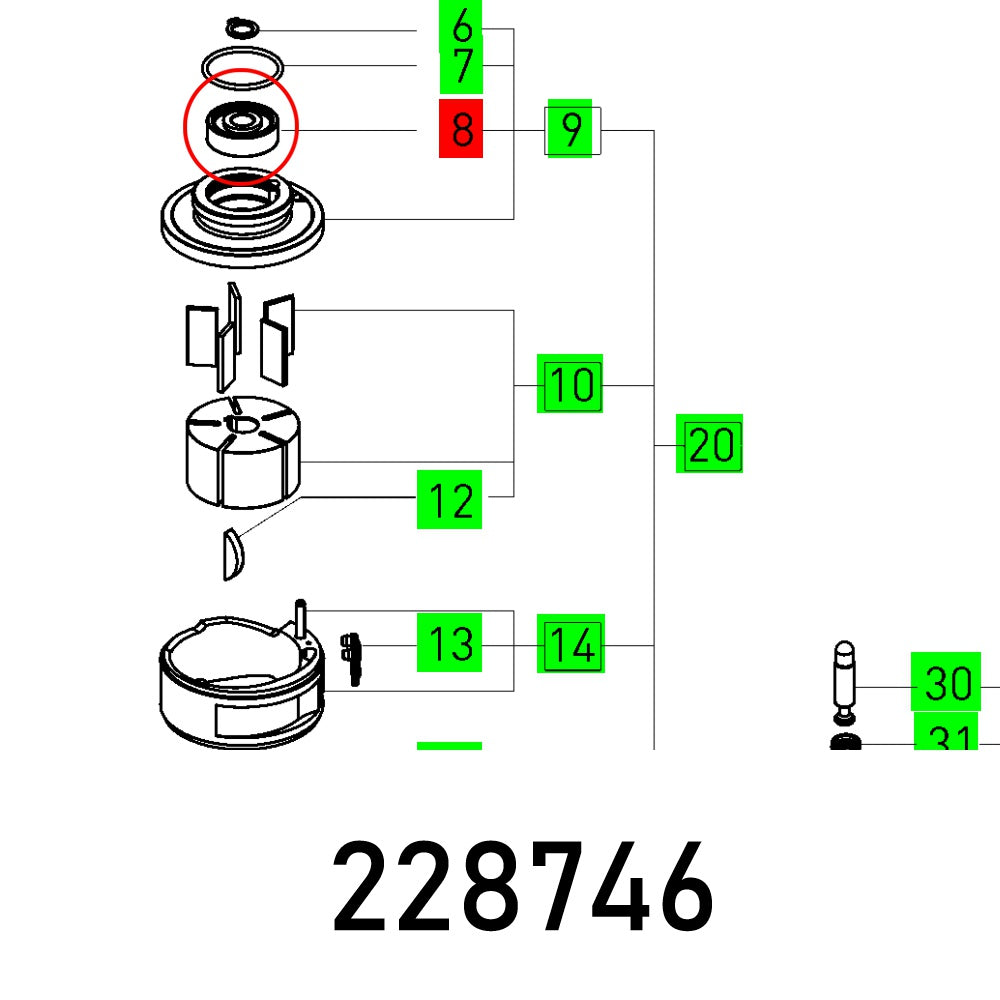 festool-ball-bearing-627-z/d-mc5e-nsk-fes228746-1