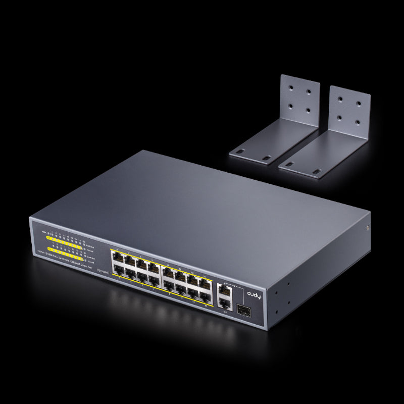 cudy-16-port-unmanaged-poe+-switch---rack-mount-4-image