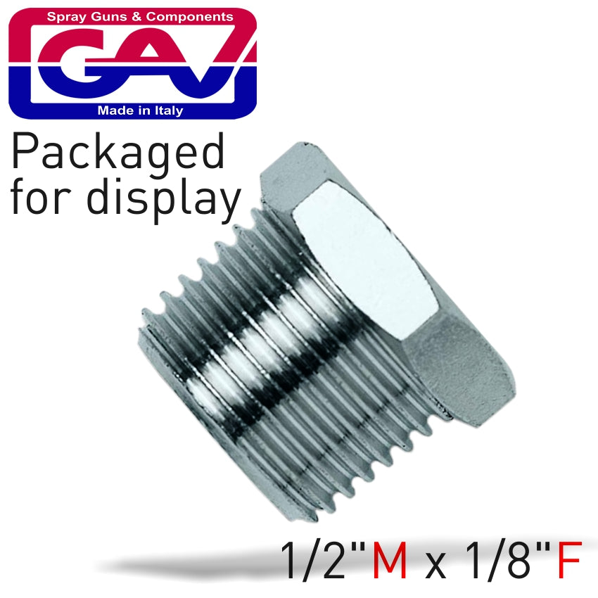 gav-taper-reducer-bush-1/2-x-1/8-m/f-packaged-gav1217-3p-1