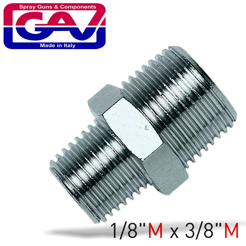 gav-taper-reducer-nipple-1/8-x-3/8-m/m-gav1220-2-1