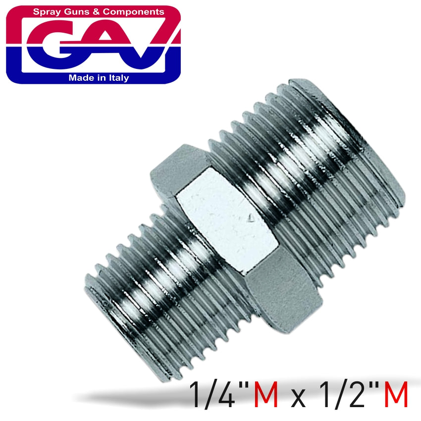 gav-taper-reducer-nipple-1/4-x-1/2-m/m-gav1220-4-1