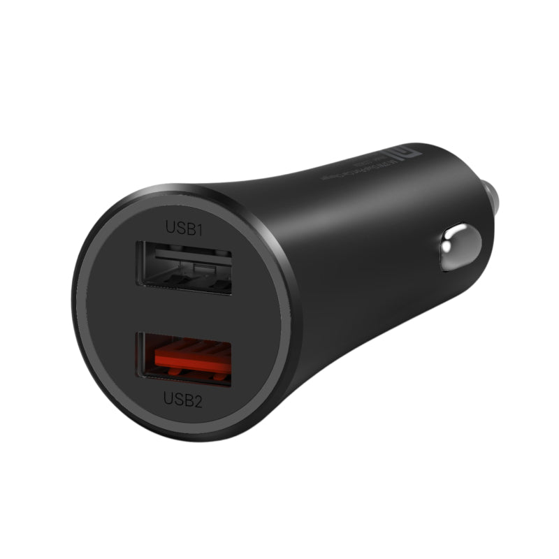 xiaomi-37w-dual-port-car-charger---black-1-image