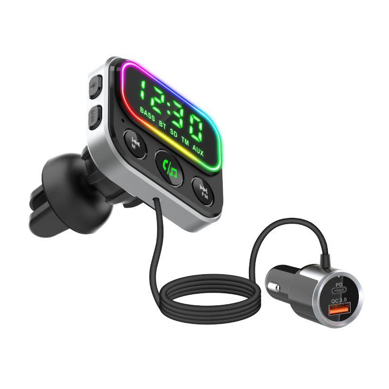 gizzu-bluetooth-5-usb-rgb-led-pd-18w-|-qc3.0-18w-|-usb-|-microsd-fm-transmitter-handsfree-kit-4-image