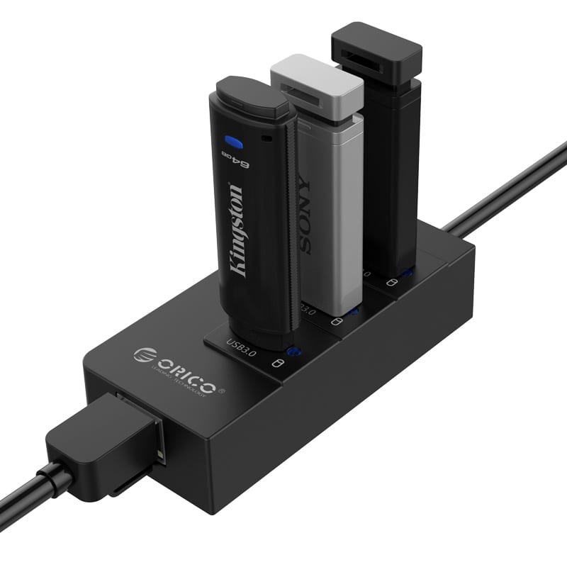 orico-3-port-usb3.0-hub-with-gigabit-ethernet-adapter---black-5-image