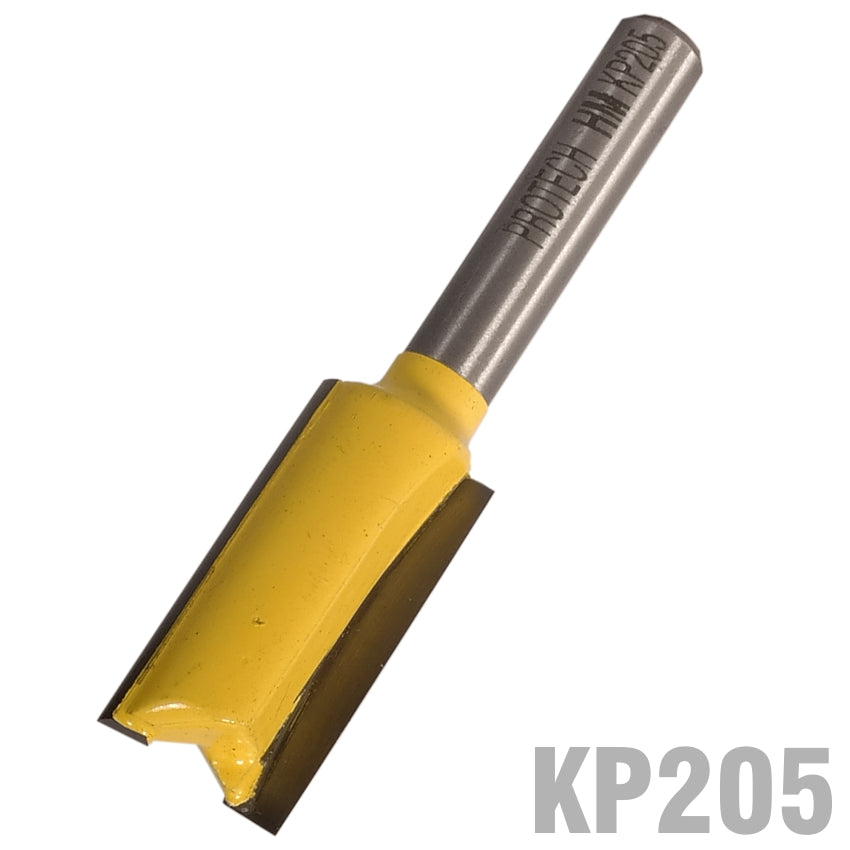 pro-tech-straight-bit-1/2'-(12.7mm)-x-1'(25.4mm)-two-flute-1/4'-shank-kp205-1