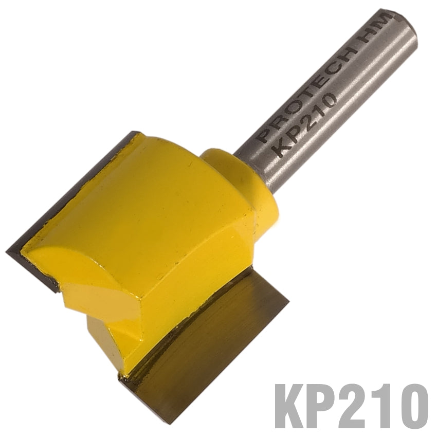 pro-tech-straight-bit-1'(25.4mm)-x-3/4'(19mm)-two-flute-1/4'-shank-kp210-1