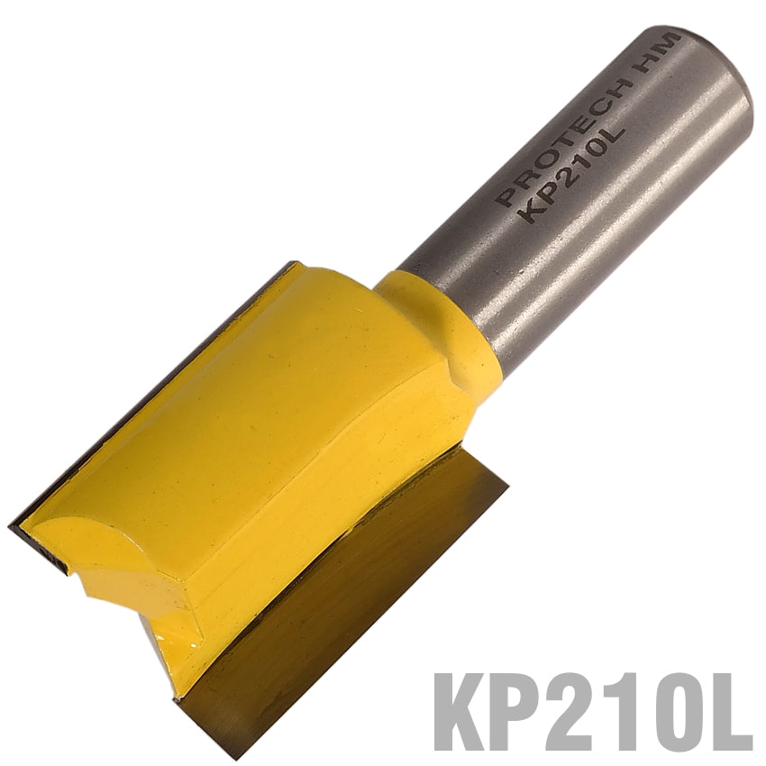 pro-tech-straight-bit-1'(25.4mm)-x-1-1/4'(31.8mm)-two-flute-1/2'-shank-kp210l-1