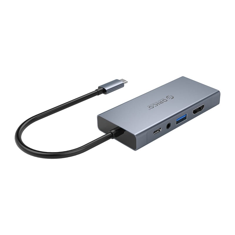 orico-5-in-1-[1-x-hdmi-|-1xusb3.0-|-1xvga-|-1x3.5mm-|-1xtype-c-pd]-multifunctional-docking-station-2-image