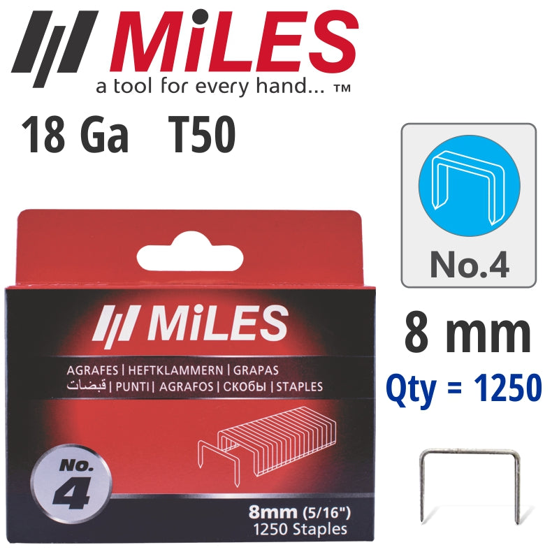 miles-galv-staples-18g-t50-8mm-x-1250pcs-miles-no4-milstap4-8-1