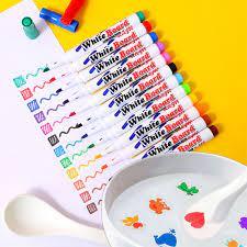Magical Water Floating Thin Markers (12pc) - 4aKid