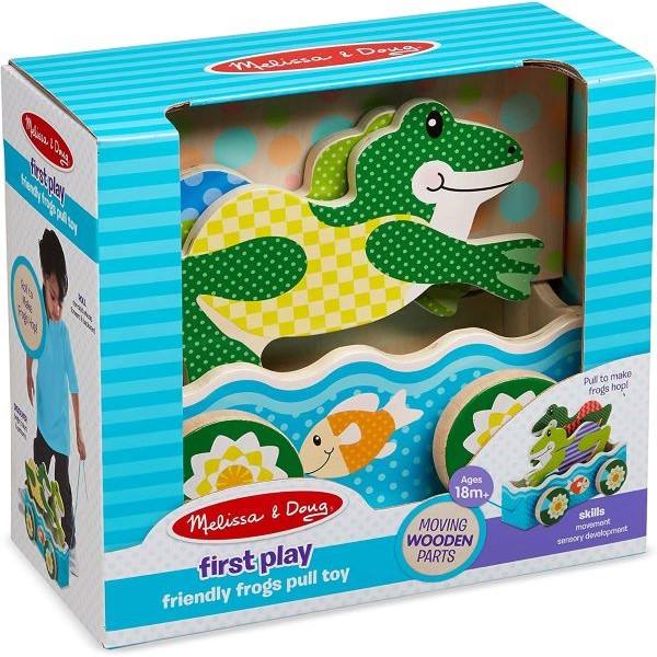 Melissa & Doug First Play Friendly Frogs Pull Toy (Pre-Order)