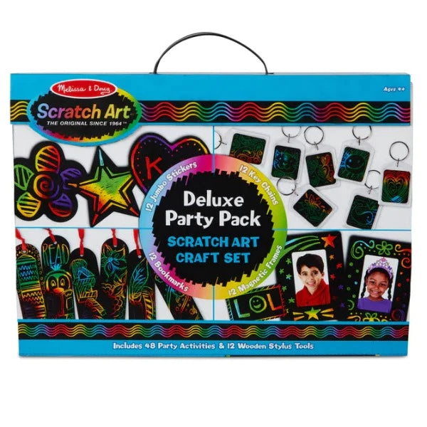 Melissa & Doug Scratch Art Deluxe Party Pack (Pre-Order)