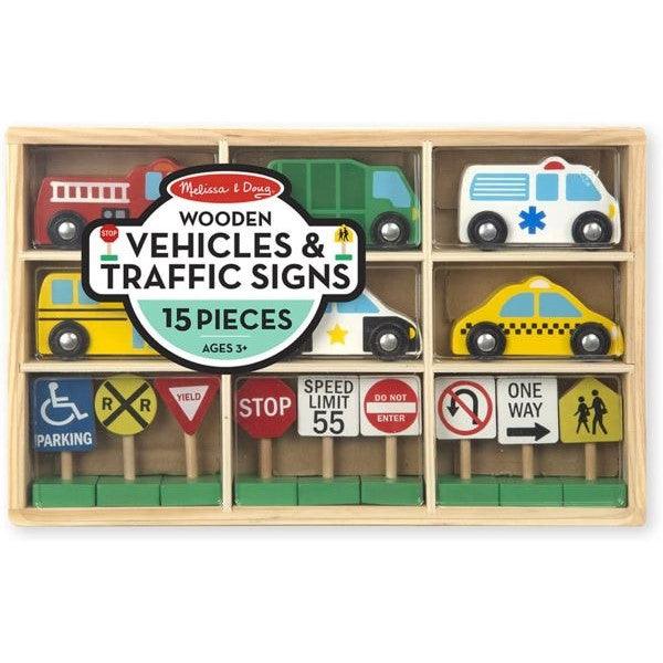 Melissa & Doug Traffic Signs and Vehicles (Pre-Order)