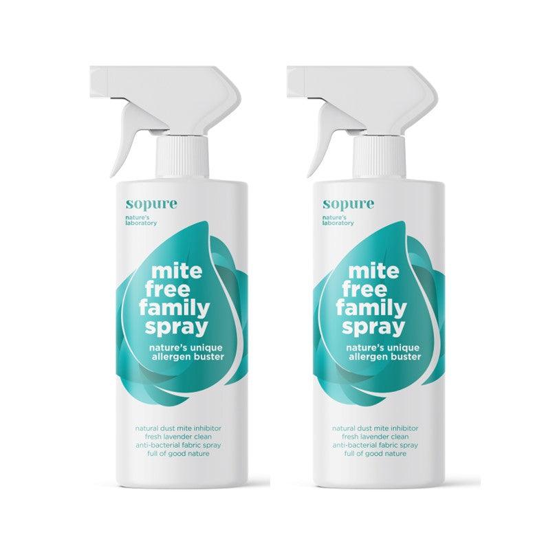 MiteFree Family Allergen Buster Spray 500ml (2 PACK) - 4aKid
