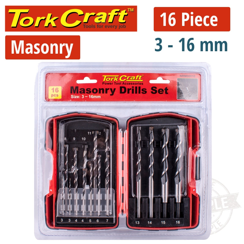 tork-craft-masonry-drill-bit-set-16pc-3---16mm-in-plastic-case-nrm00016-3