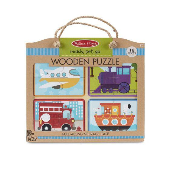 Melissa & Doug NP Wooden Puzzle: Ready, Set, Go (Pre-Order)