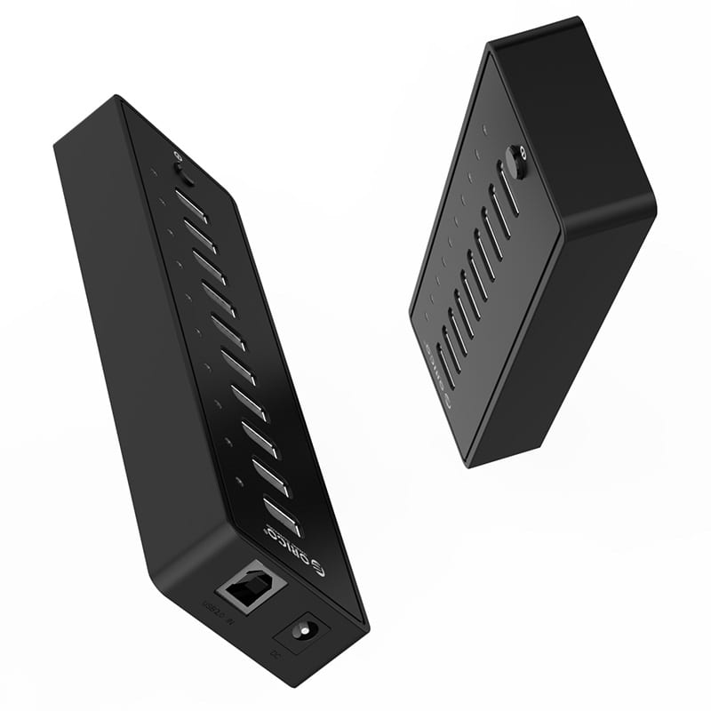 orico-10-port-30w-additional-power-usb2.0-hub---black-5-image