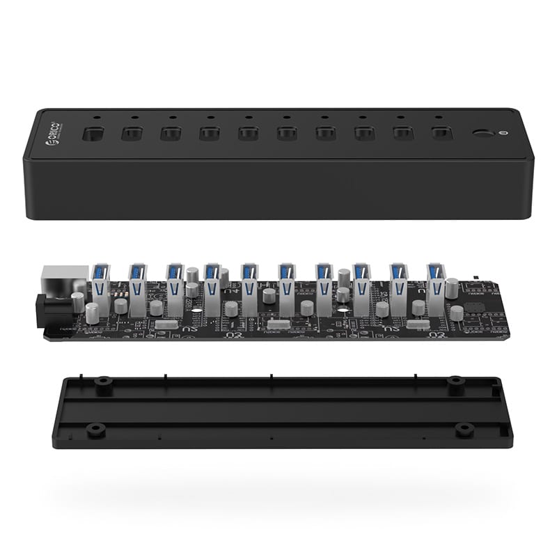 orico-10-port-30w-additional-power-usb3.0-hub---black-4-image