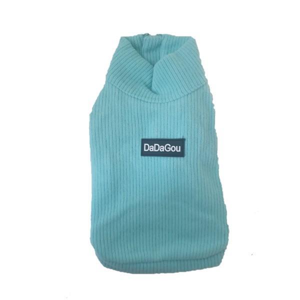 Lined Fleece Sweater For Dogs - Aqua Blue - 4aPet