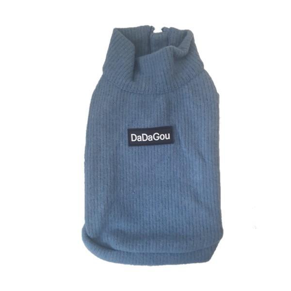 Lined Fleece Sweater For Dogs - Navy Blue - 4aPet