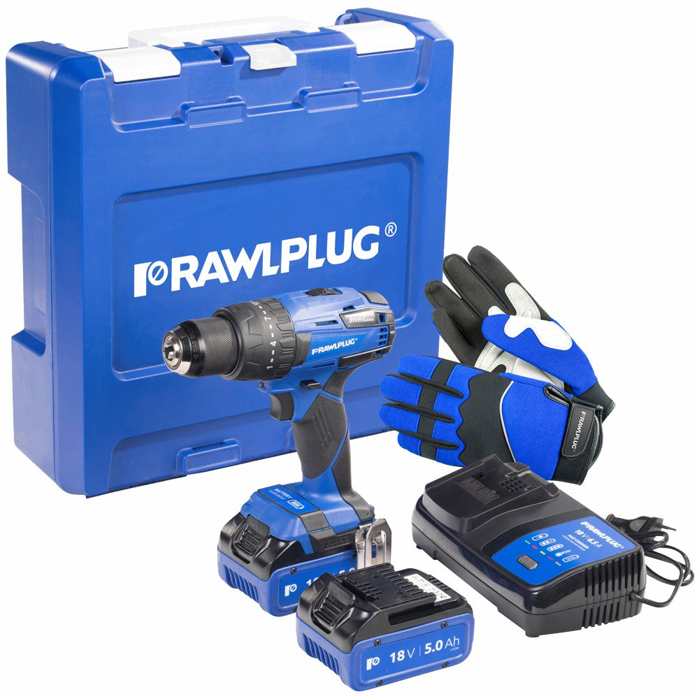 rawlplug-drill-driver-2xbattery-5.0-ah-charger-65a-with-gloves-in-case-rawr-pdd18-xl2-1