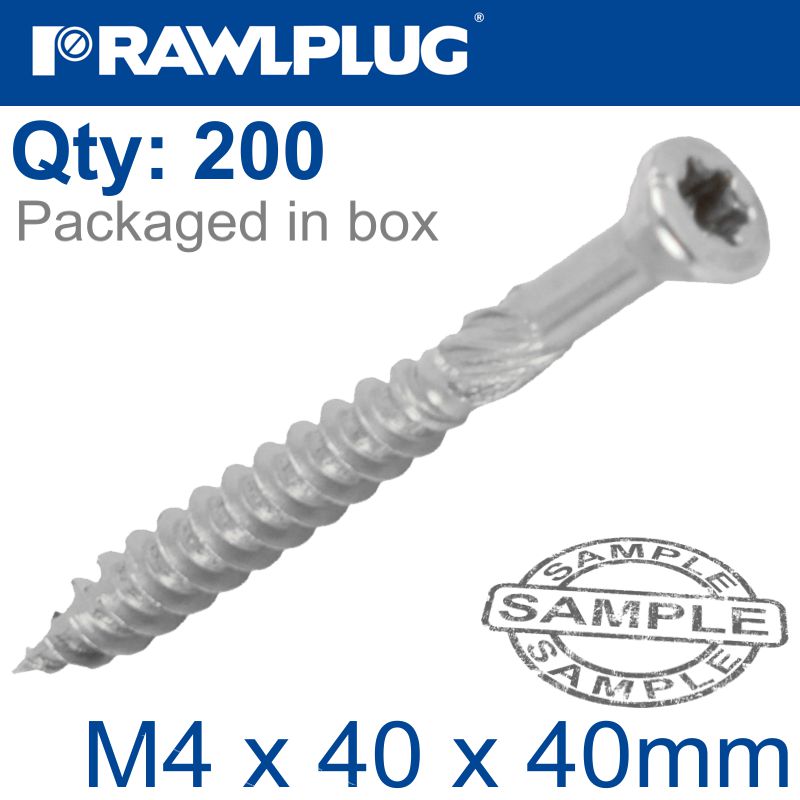 rawlplug-r-dsx-decking--screws-m4-x-40x40-a2-ss-x200-box-raw-r-dsx-4040-a2-2