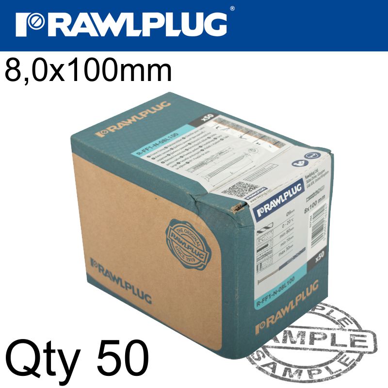 rawlplug-nyl-frame-fixing-zp-+-csk-screw-8.0mmx100mm-x50--box-raw-r-ff1-n-08l100-3