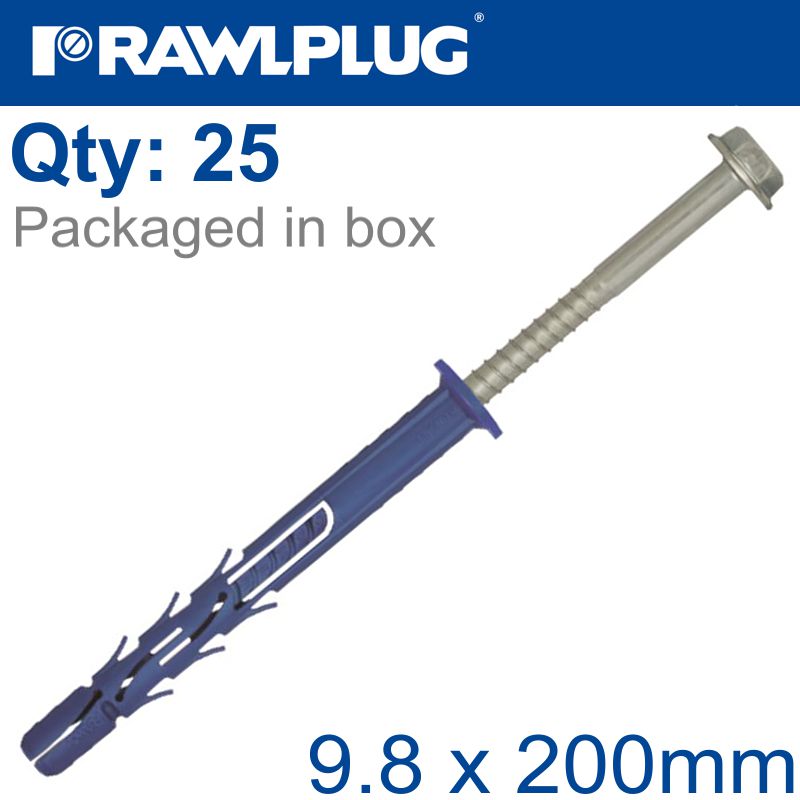 rawlplug-nyl-frame-fixing-s-steel-+-hex-screw-9.8mmx200mm-x25--box-raw-r-ff1-n-10k200-a4-1