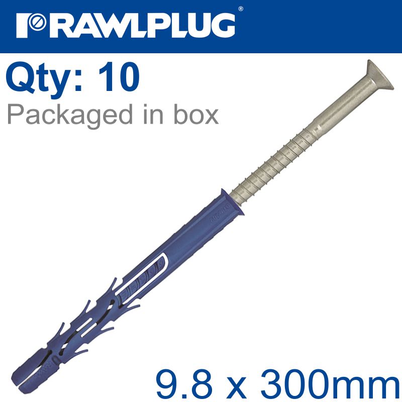 rawlplug-nyl-frame-fixing-zp-+-collar-screw-9.8mmx300mm-x10--box-raw-r-ff1-n-10k300-dt-1