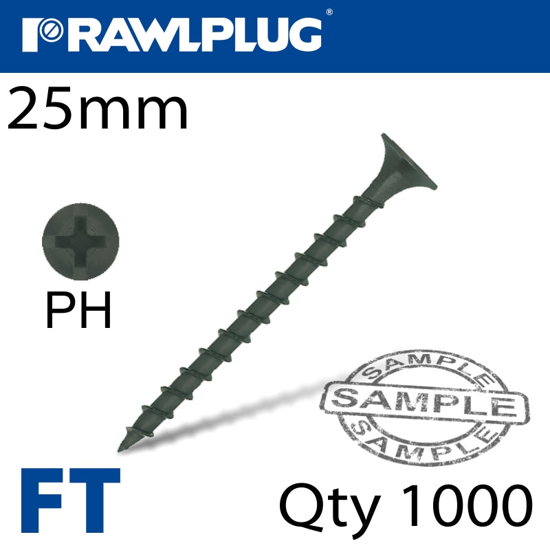 rawlplug-drywall-screw-coarse-thread-3.5mmx25mm-x1000-box-raw-r-ft-3525-1