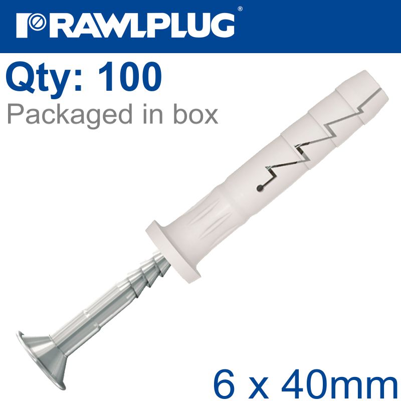 rawlplug-nyl-nail-in-fixing-6x40mm-cyl-head-x100-box-raw-r-fx-n-06c040-1