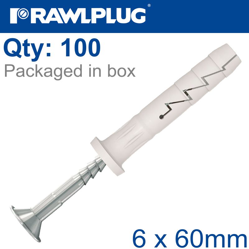 rawlplug-nyl-nail-in-fixing-6x60mm-cyl-head-x100-box-raw-r-fx-n-06c060-1